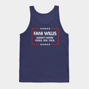 Fani Willis - Doesn't Suffer Fools (blue) Tank Top